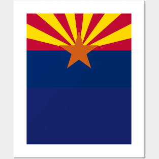 Arizona Flag basic Posters and Art